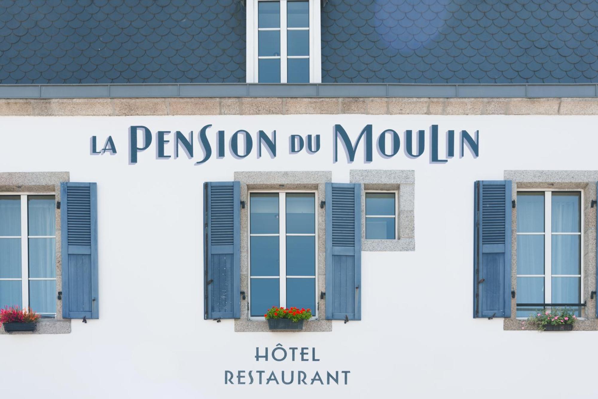 Logis Hotel Et Restaurant La Pension Du Moulin Pont-Aven Exteriér fotografie